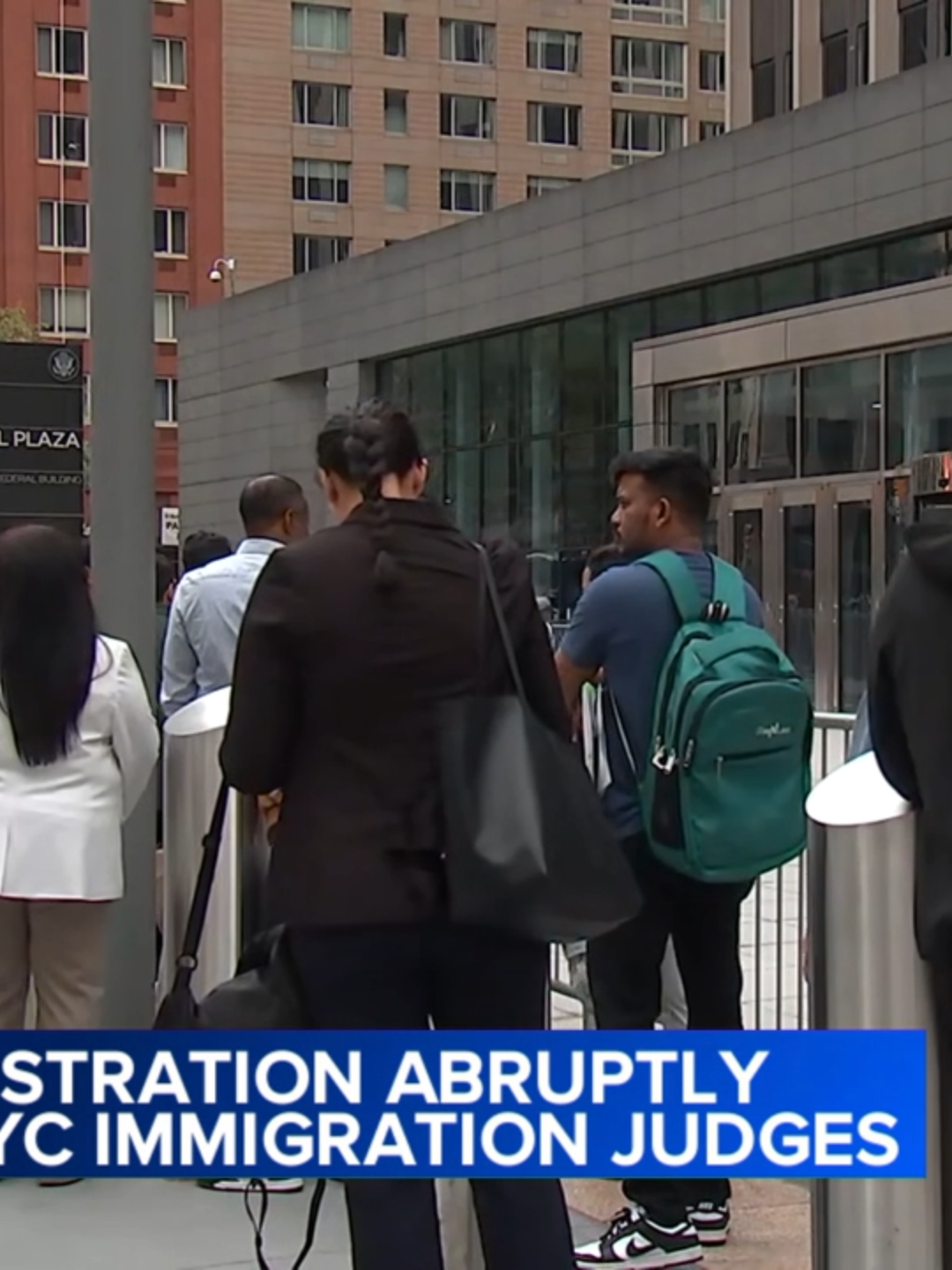 The Trump Administration fired eight immigration judges in New York City earlier on Monday, an official at the National Association of Immigration Judges said.