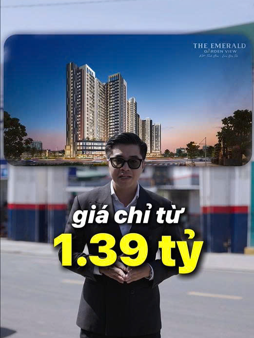 Sở hữu nhà ở Thành Phố Hồ Chí Minh với đơn giá chưa tới 35tr/m2 tại The Emerald Garden View, trung tâm phường Thuận An. #theemeraldgardenview #lephong #canhotod #canhotphcm #canhoxanh #metro2 #DKRS #canhothuanan