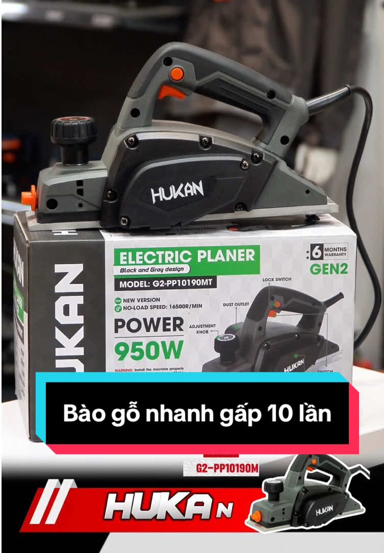 Cách để bào gỗ nhanh gấp 10 lần 😁 Anh em thử chưa #hukan #thietbicamtay #powertools #thomoc #maybaogo 
