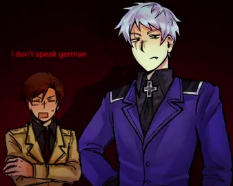 #prumano hi guys i decided to hop on this trend i really can’t tell if i like this or despise it but im posting it anyway#hetalia #fyp #aphprussia #aphromano 