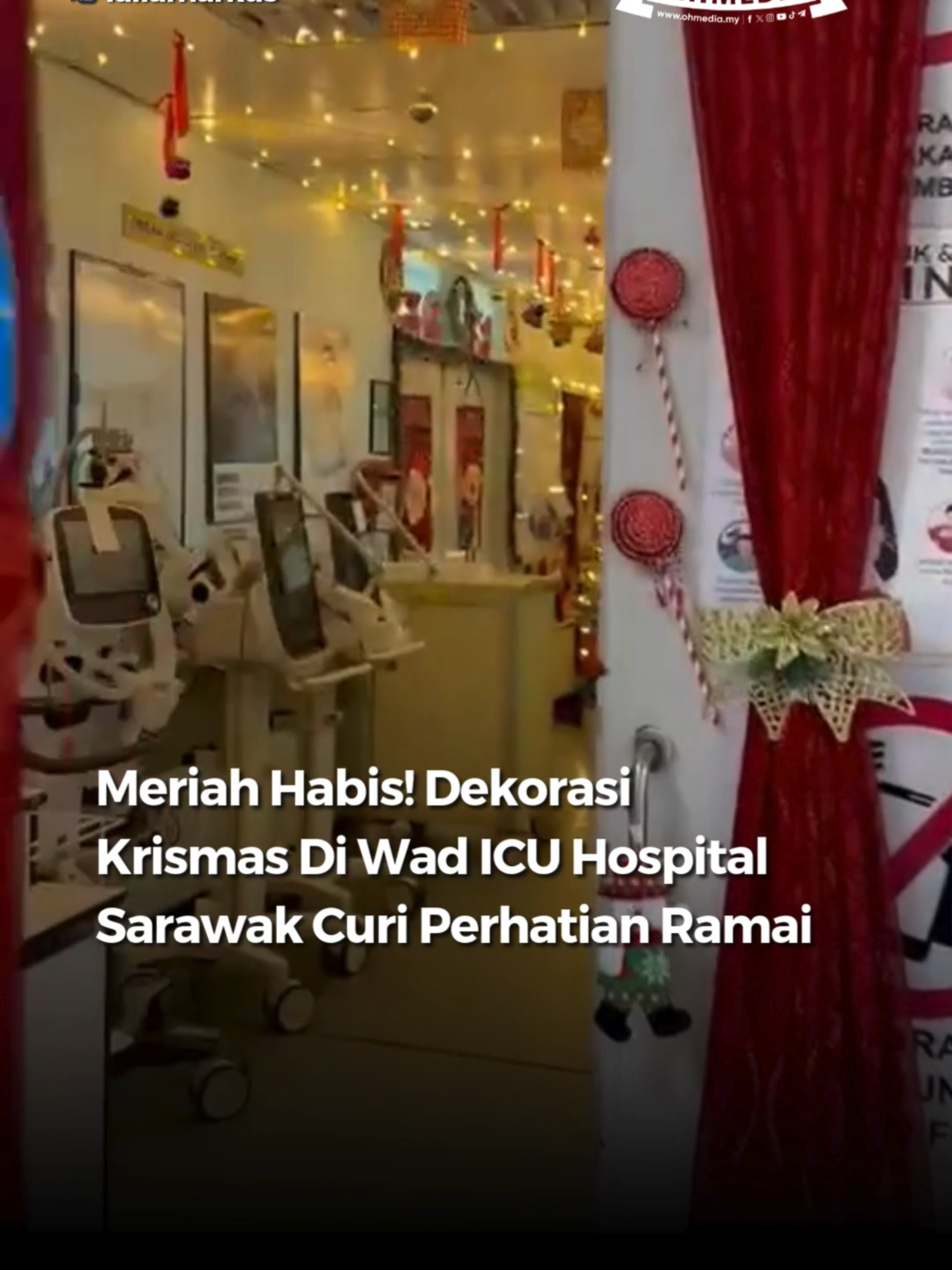 Wow! meriah betul deko dekat hospital ni 😍 #ohmedia #as