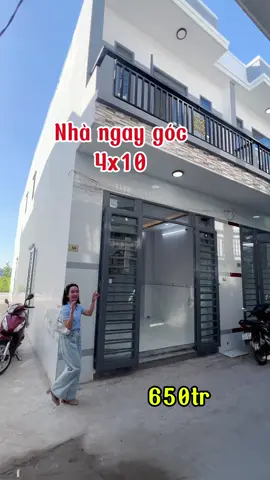 Nhà ngay góc siêu đẹp 4x10 650tr lh o9o9314581 #nhamyhanhnam #nhagiare #nhahocmonduoi1tyn 