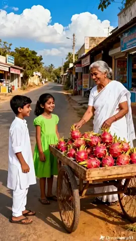 Children steal dragon food to feed stick grandfather #ai #cartoon #viral_video 