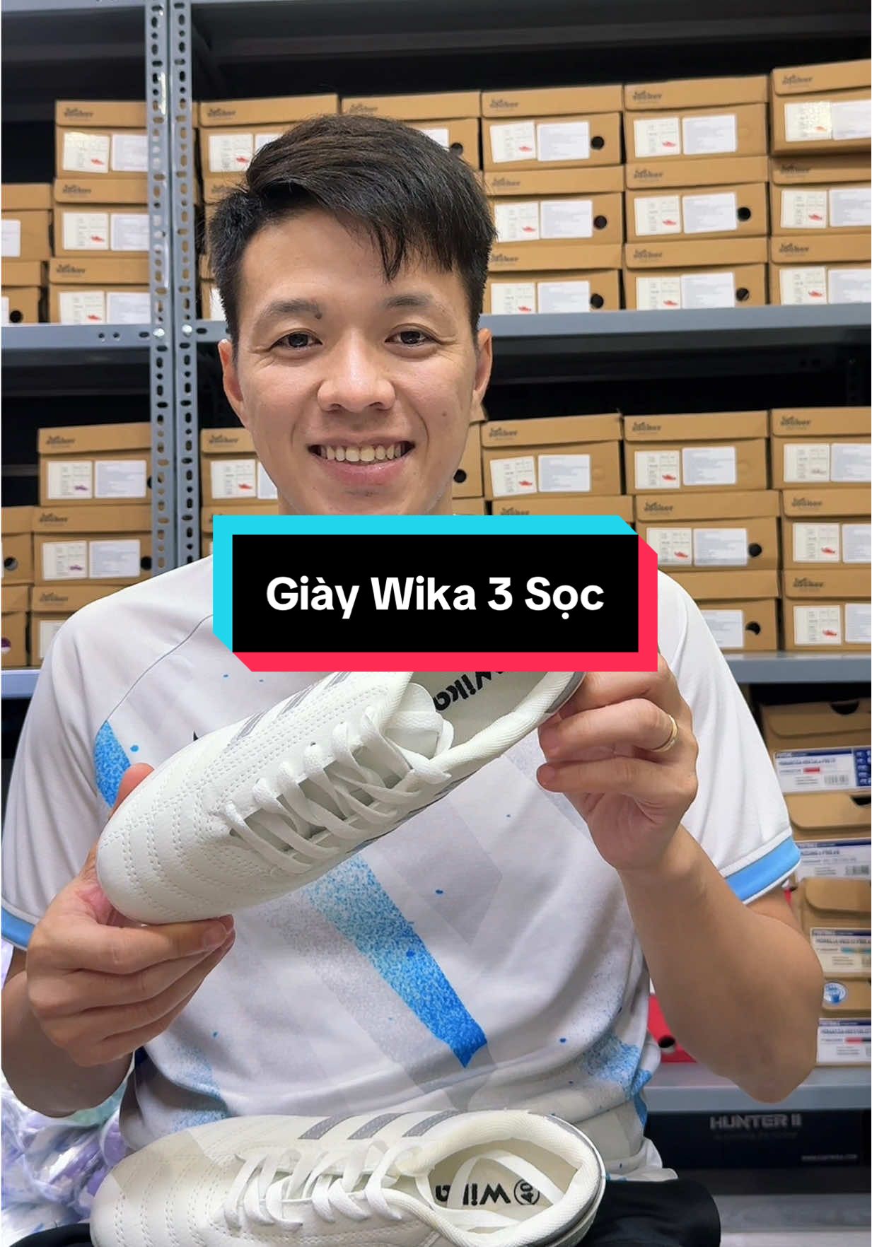 Giày wika 3 sọc chỉ với 1xx #muataitiktok #longthosport #sportsontiktok #xuhuong #wika3soc 
