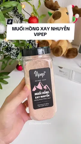 Muối hồng Himalaya Vipep có loại hạt và xay nhuyễn nha #muoihonghimalaya #muoihong #huynieunbox #giavi #review 