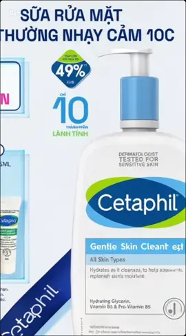 •	“Da sạch dịu nhẹ, không khô căng ✨ #Cetaphil” 	•	“Rửa mặt mỗi ngày, da mịn màng, khỏe mạnh 💧” 	•	“Dịu nhẹ với làn da nhạy cảm, chọn Cetaphil 🌿” #Cetaphil #SuaRuaMat #ChamSocDa #DaDepTuNhien      