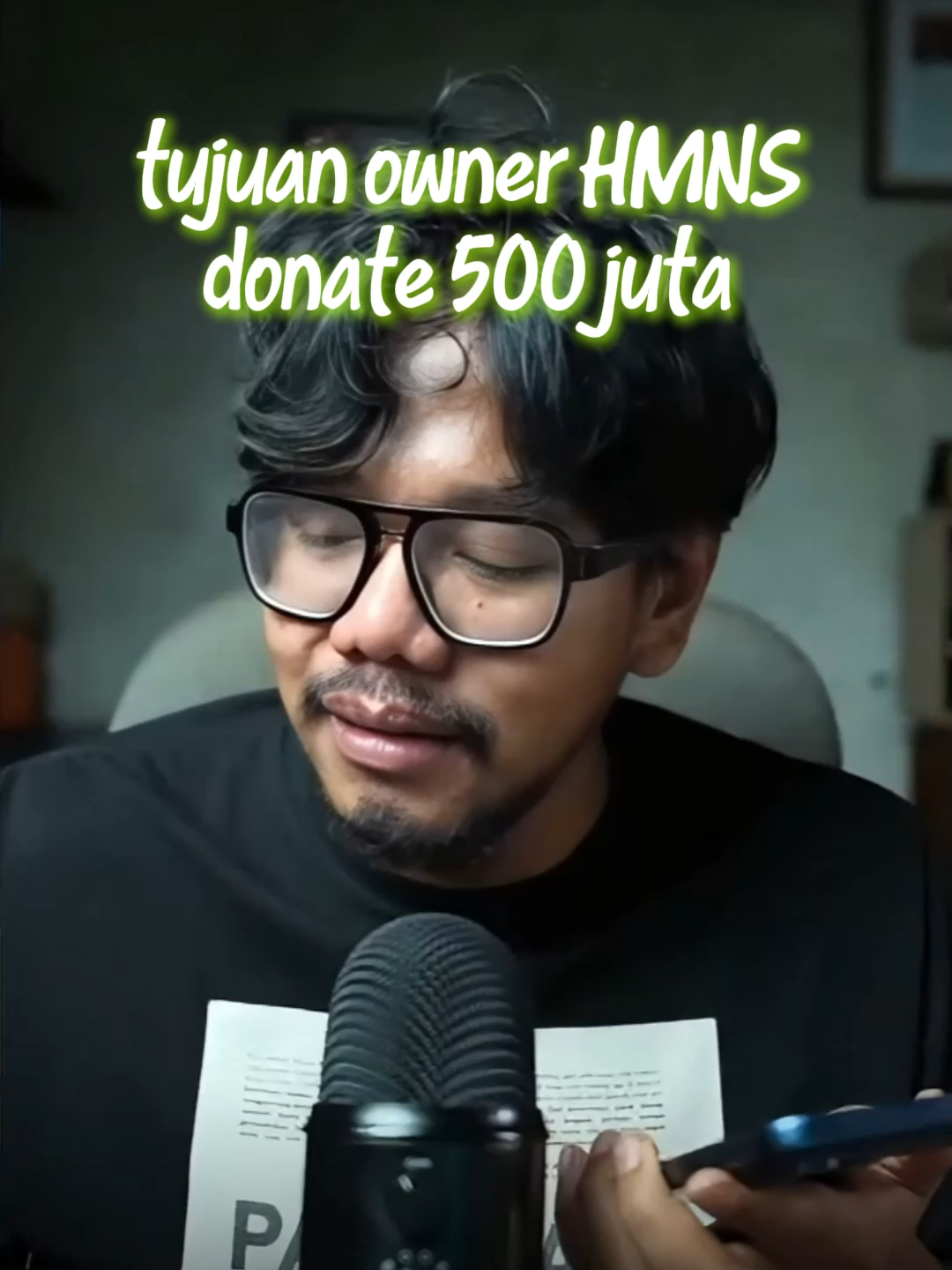 terimakasih @hmns.id @rizarwi, parfum kita harus humans guys. sc live youtube @irwandiferry #ferryirwandi #hmns ##prayforsumatera#indonesiaberduka #fypp