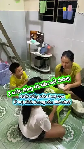 Chi tiêu mỗi tháng của 3 mẹ con ở trọ Bình Dương như thế nào? Mọi người cùng xem nhé #cuocsongmedonthan #dailyvlog #cuocsongthuongngay #huchitieu