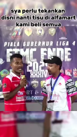 saya tekankan nanti tisu di alfamart  kami yg habiskan  semua #etmcende2025 #sepakbolantt #sepakbolaindonesia 