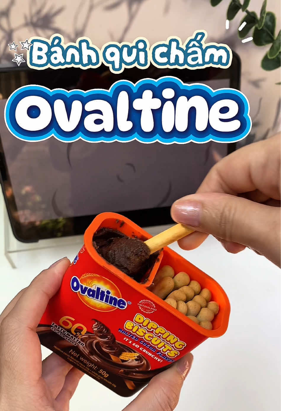 Mua 1 lốc tính ra rẻ lắm ấy mấy mom #ovaltine #banhquychamsocola #anvat 