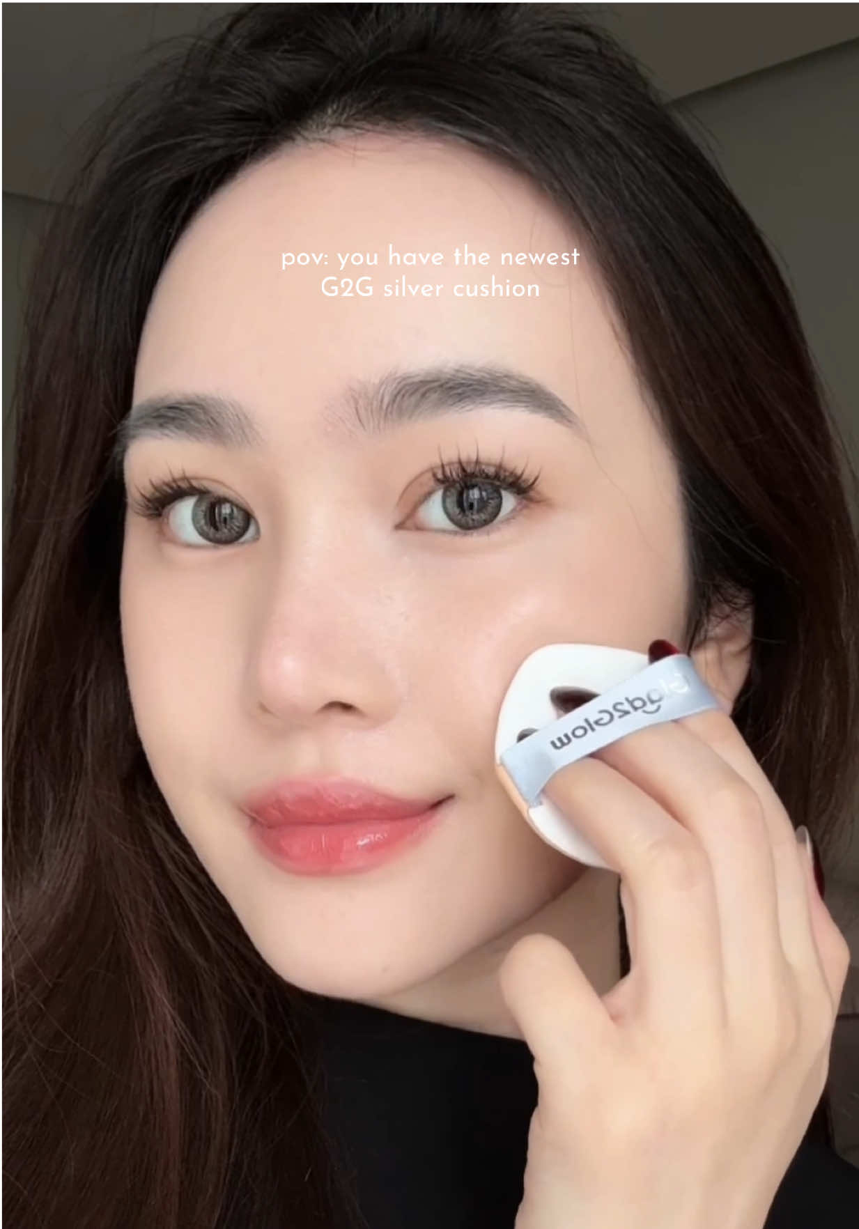 asmr pake cushion baru g2g 🩶🖤 @glad2glow.indo #cushion #cushionviral #highcoverage #glowcushion #glowcushiong2g 
