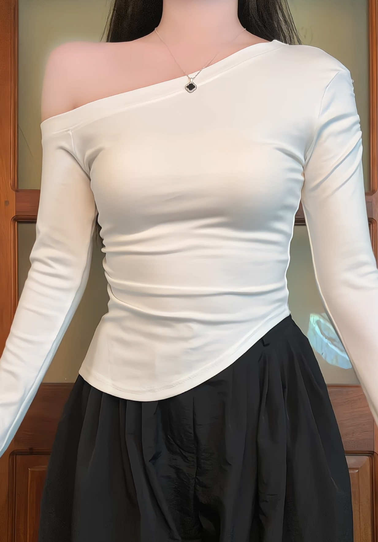 Âo kiểu lệch vai nhẹ nhàg,chất dày dặn lém🧕🧕🧕#aokieu #aoxinh #aolechvai #xuhuong #viral 