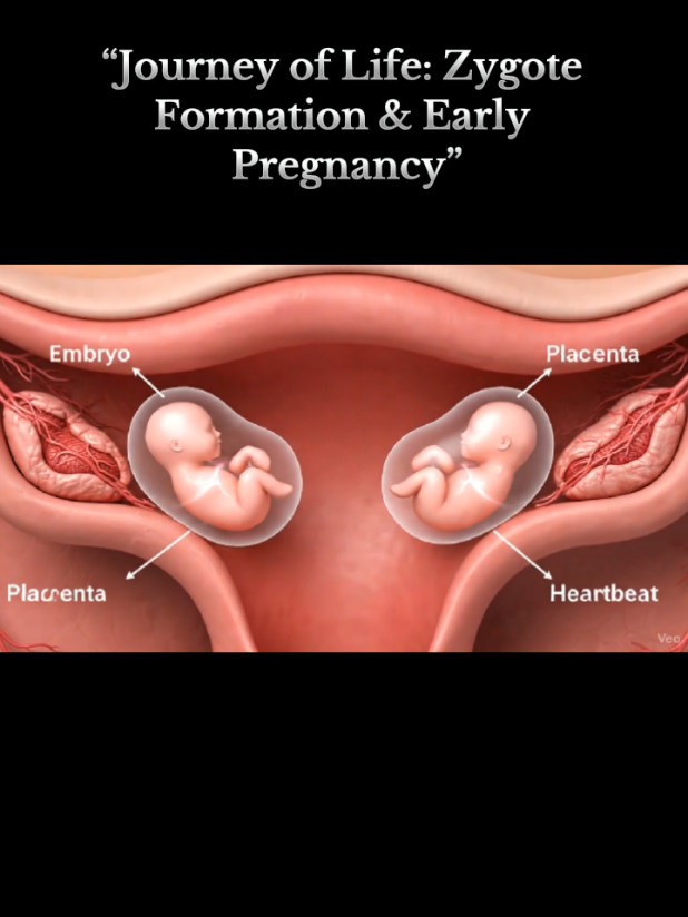 “Journey of Life: Zygote Formation & Early Pregnancy” #pregnancy #MomsofTikTok #baby #zygote #pregnant #usa #usa_tiktok #usa🇺🇸 #fouryou #fouryoupage #fyp 