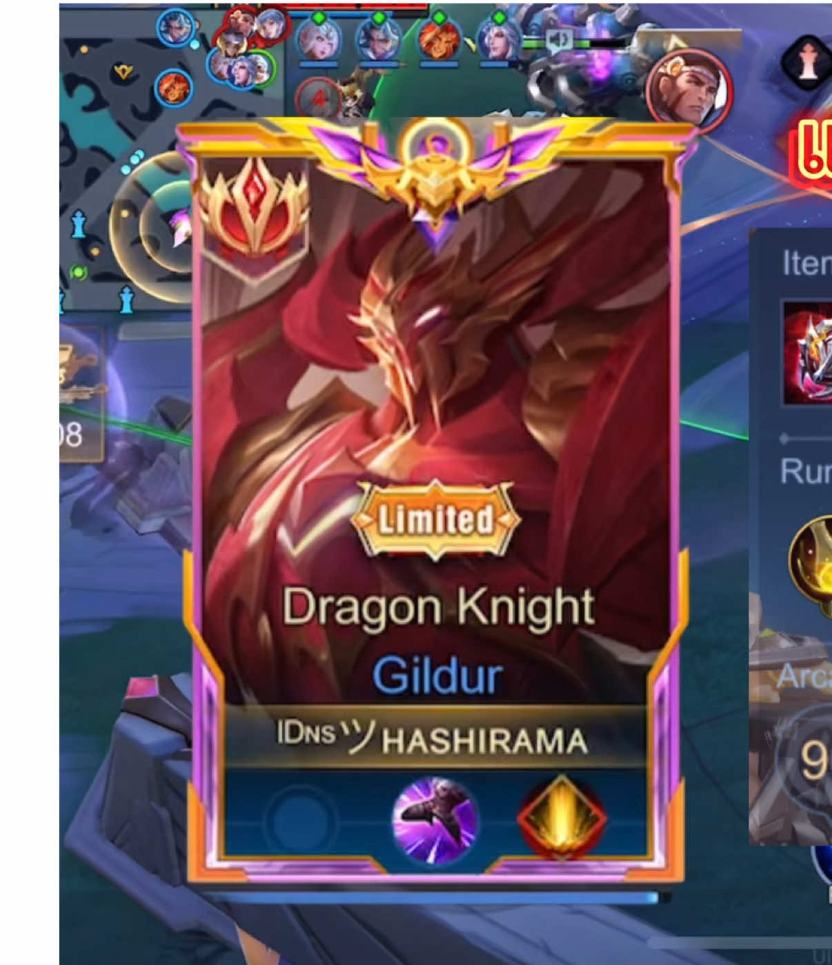 แรงที่สุดของ gildur #rov #rovthailand #rovเป็นเกมตลก #ต้นไม้ของพ่อ #gildur 