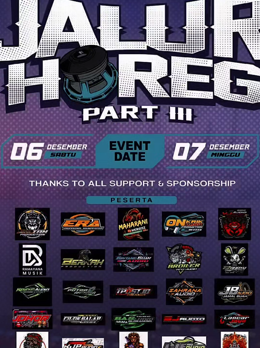 jalur horeg plampang rejo banyuwangi#audio #horeg #fyp 