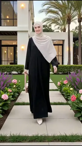 Abaya Hitam Polos Wanita Abaya Turkey Baju Umroh Wanita Basic Abaya Polos Fashion Muslim Abaya Arab Busui Friendly Lengan Wudhlu Risleting Hidup #abaya #abayahitam #gamispolos #simple #elegan
