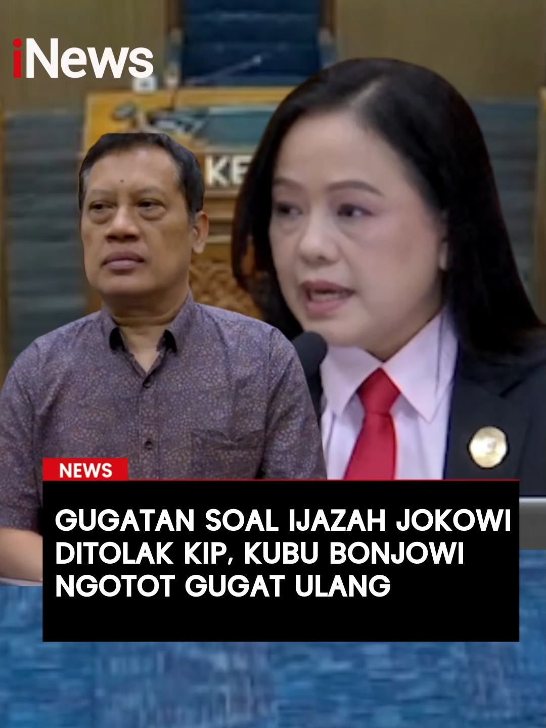 Komisi Informasi Pusat (KIP) menolak permohonan penyelesaian sengketa informasi terkait ijazah Presiden ke-7 RI Joko Widodo (Jokowi) yang diajukan Leony Lidya, Lukas Luwarso dan Herman yang tergabung dalam Kelompok Bongkar Ijazah Jokowi (Bon Jowi).  Putusan sela itu dibacakan pada di Kantor Komisi Informasi Pusat hari ini Selasa (2/12/2025). Baca selengkapnya di sini:  https://www.inews.id/news/nasional/tok-kip-tolak-gugatan-bonjowi-soal-sengketa-ijazah-jokowi #KIP #ijazahjokowi #JokoWidodo #Bonjowi #LukasLuwarso