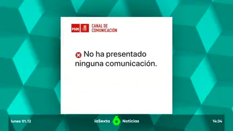 El PSOE dice que la investigación de las denuncias por acoso contra Paco Salazar sigue en marcha despus de que una interrupcin momentnea las hiciera desaparecer