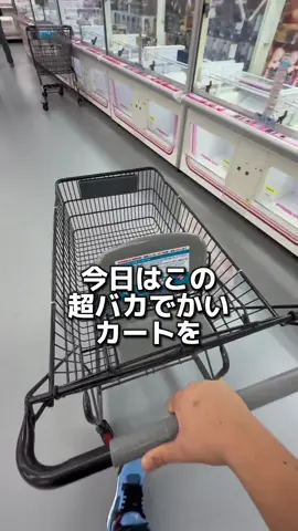 このバカでかカートが一瞬で埋まるゲーセンは。。。 #ゲームセンター #ufoキャッチャ #クレーンゲーム #回遊館橿原店  撮影場所 回遊館櫃原店 〒634-0013 奈良県橿原市出合町9番地の1