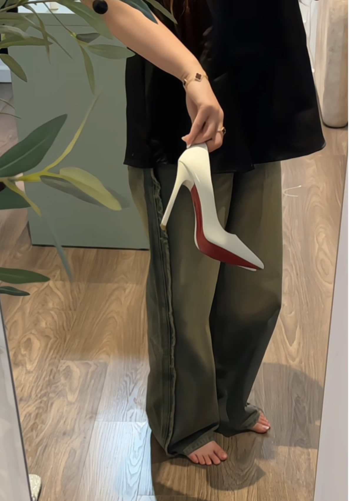 Cao gót 11p lên chân sang quoãi #caogotmuinhon #giaycaogot 