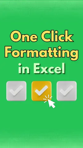 Discover how to effortlessly show or hide formatting in Excel with just a simple click! 🤯 This quick tip can help streamline your workflow and keep your spreadsheets organized. Perfect for enhancing clarity in data presentation! ✨ #datavisualization #exceltips #excel #finance #accounting #spreadsheets #productivityhacks #office #microsoftexcel #datamanagement
