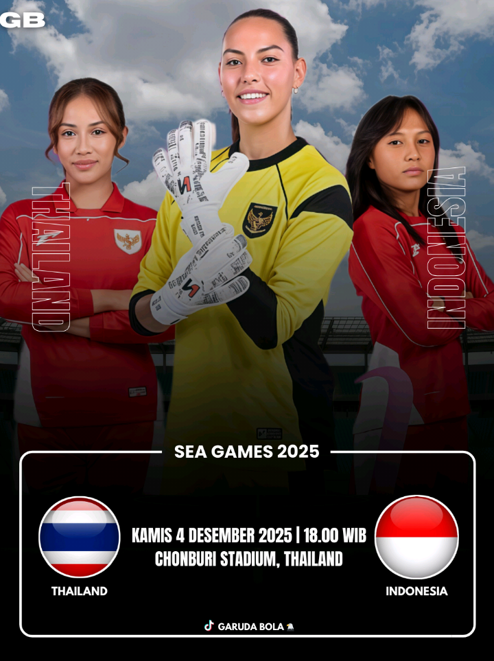 Timnas Putri di ajang Sea Games 2025 yang siap menghadapi laga berat sang tuan rumah Thailand. ✈️🇹🇭 saksikan pertandingan timnas putri Indonesia di Sea Games thailand 2025 Indonesia vs Thailand #SEAGAMES2025 #thailand🇹🇭  #timnasindonesia #timnasputri  #jadwaltimnasindonesia 