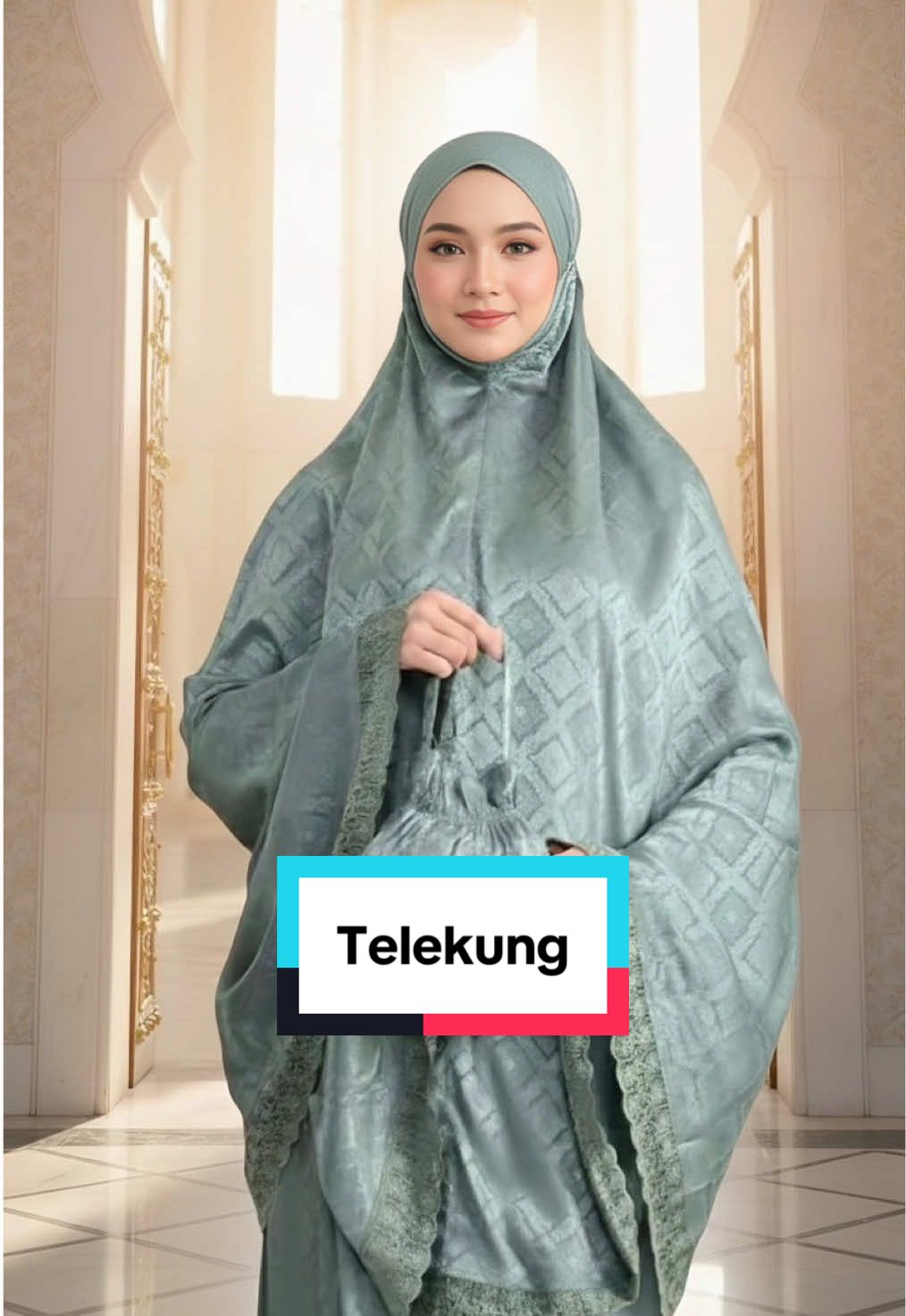 Telekung best solat pun rasa syok..🥰 #telekung #telekungmurah #telekungtravel 