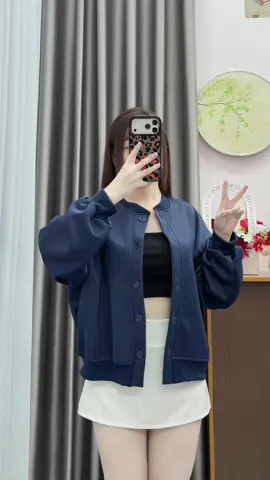 Áo Khoác Nỉ Cardigan Nữ  #aokhoacni #aokhoaccardigan #thoitrangnu #xuhuong #fyp 
