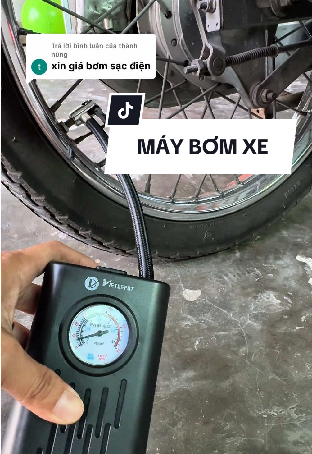 Trả lời @thành nùng Dạ khách xem trên giỏ hàng thử nha! Do tuỳ tk sẽ có ưu đãi khác nhau ạ! #maybomxe #bomxemay #bomxeoto #bomxehoi 