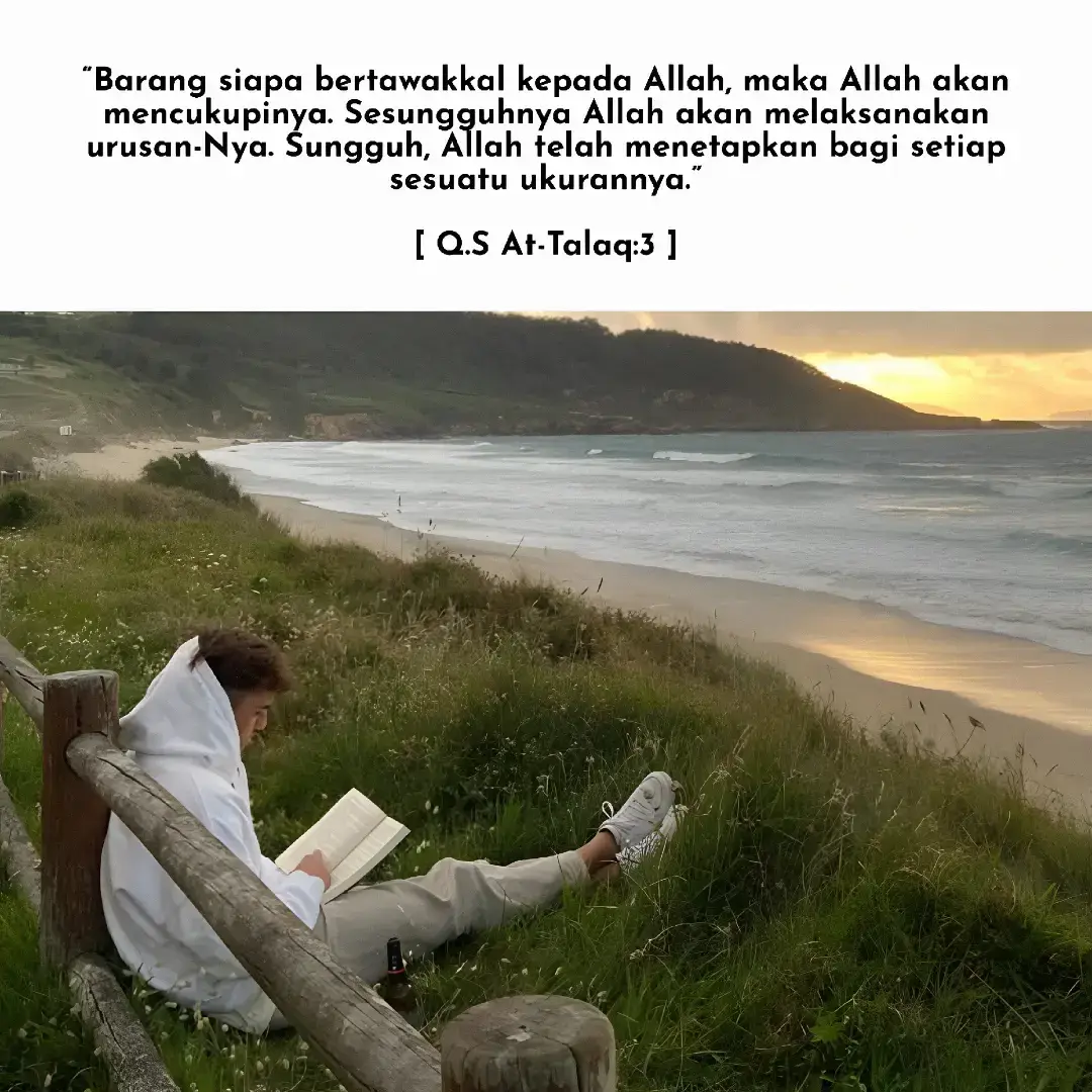 Kadang hidup membuat kita lelah. Usaha sudah dilakukan, doa sudah dipanjatkan, tapi jalan masih terasa buntu. Namun ayat ini hadir untuk menenangkan hati kita: bahwa apa pun yang kita serahkan kepada Allah, tidak pernah sia-sia. Tawakkal bukan berarti berhenti berusaha, tetapi percaya bahwa setelah ikhtiar maksimal, Allah akan menyempurnakan sisanya. Apa pun yang Allah tetapkan, pasti terjadi. Dan semua yang terjadi, tidak ada yang tanpa takaran, tanpa hikmah, atau tanpa perhitungan dari-Nya. Rezekimu tidak akan tertukar. Jalan keluar dari ujianmu tidak mungkin hilang. Apa yang tertunda bukan berarti ditolak, tapi mungkin Allah sedang menyiapkan waktu yang paling tepat. Pegang ayat ini kuat-kuat: Jika Allah yang mencukupkanmu, maka tidak ada apa pun di dunia ini yang mampu membuatmu kekurangan. wallahualam #reminder #selfreminder #quote #quoteislam #pemudahijrah 