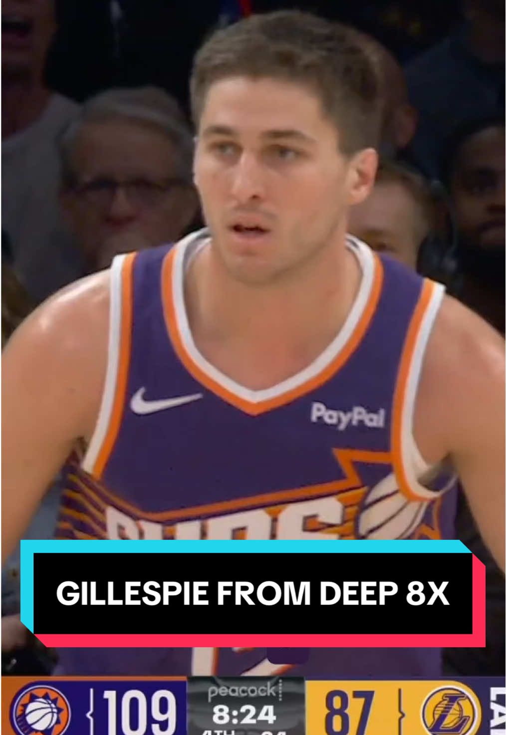 Collin Gillespie caught FIRE in LA! ☀️🔥 Career-high 28 PTS and 8 3PM as the @Phoenix Suns beat the Lakers 125-108. #NBAPhilippines #NBAHighlights #SportsOnTikTok #BasketballPH
