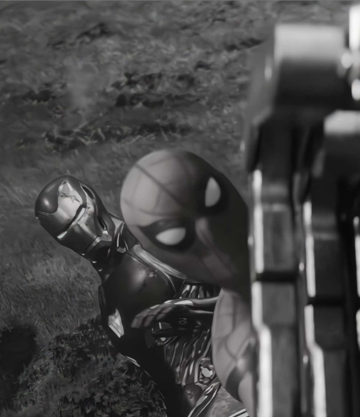 Bro was ready. #spiderman #ironman #spidermanedit #avengersinfinitywar #marvel 