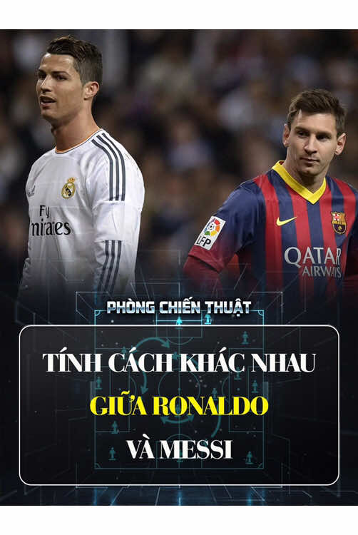 Chỉ cần bạn xem hết video này bạn sẽ biết được Ronaldo và Messi khác nhau như thế nào. #bongda 