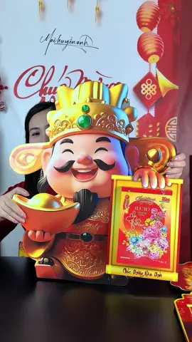 Tranh lịch thần tài treo trang trí Tết 2026#nhungnhacua #tranhlichtet #tranhlichthantai #lichtet2026 #lichtetmaihuyenanh 