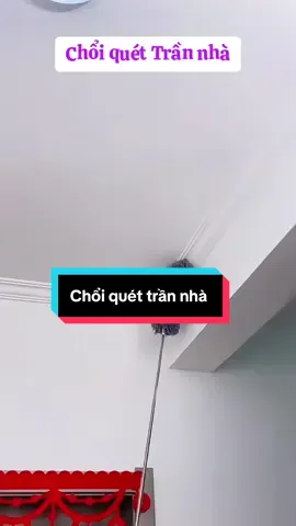 Chổi quét Trần nhà có thể kéo dài 2,8m #giadungtienich #giadung #choiquettrannha #choiquetmangnhen 