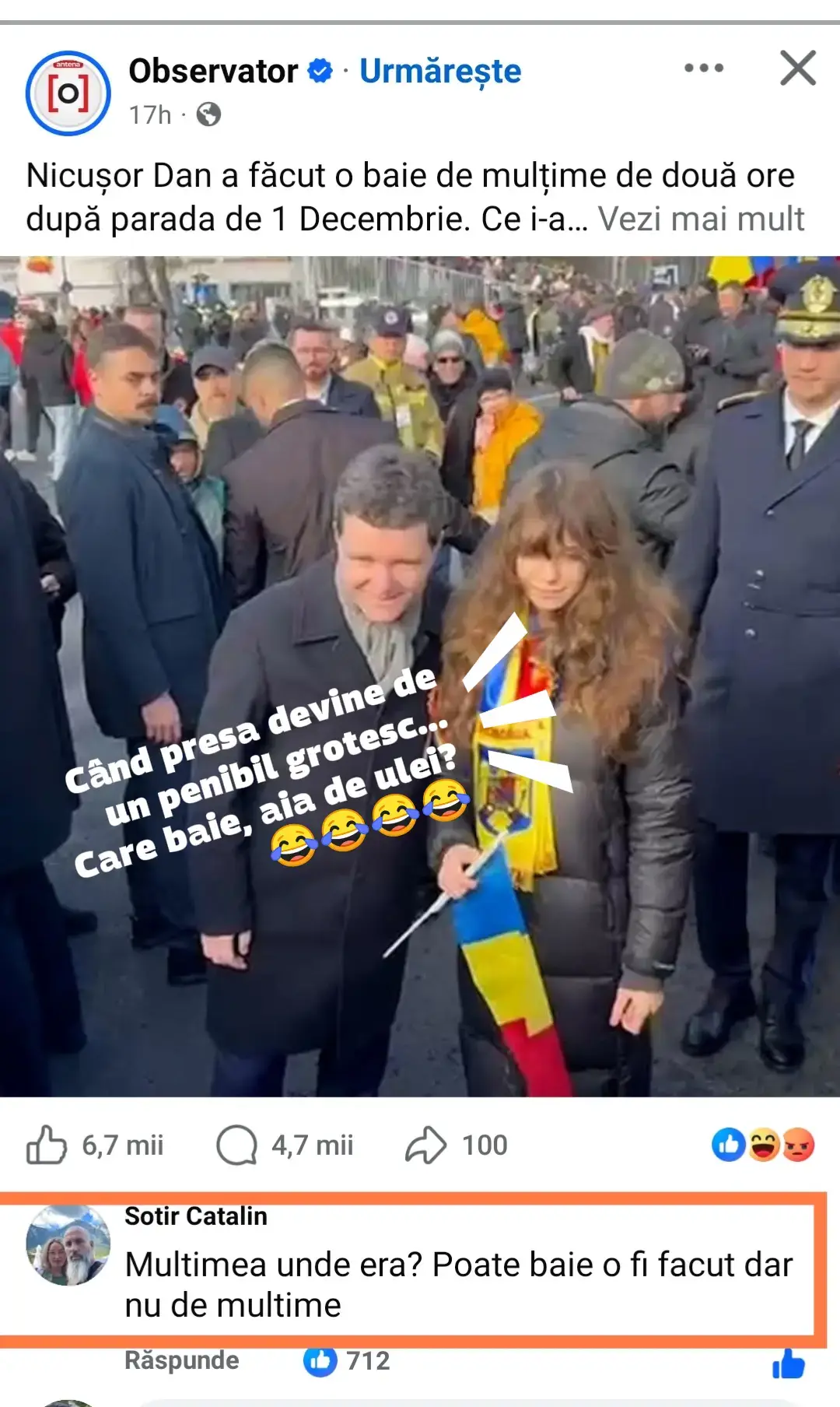 Când presa devine de un penibil grotesc... Care baie, aia de ulei? 😂😂😂😂