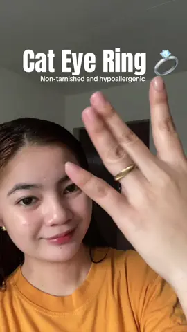 Cat eye ring nahaharang nya yung mga bad energy at mga May inggit sayu💕 #cateye #cateyering #rings #ringforwomen #badenergy 