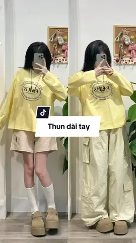 Áo thun dàu tay form boxy #aothun #QNwear #outfit #foryou 