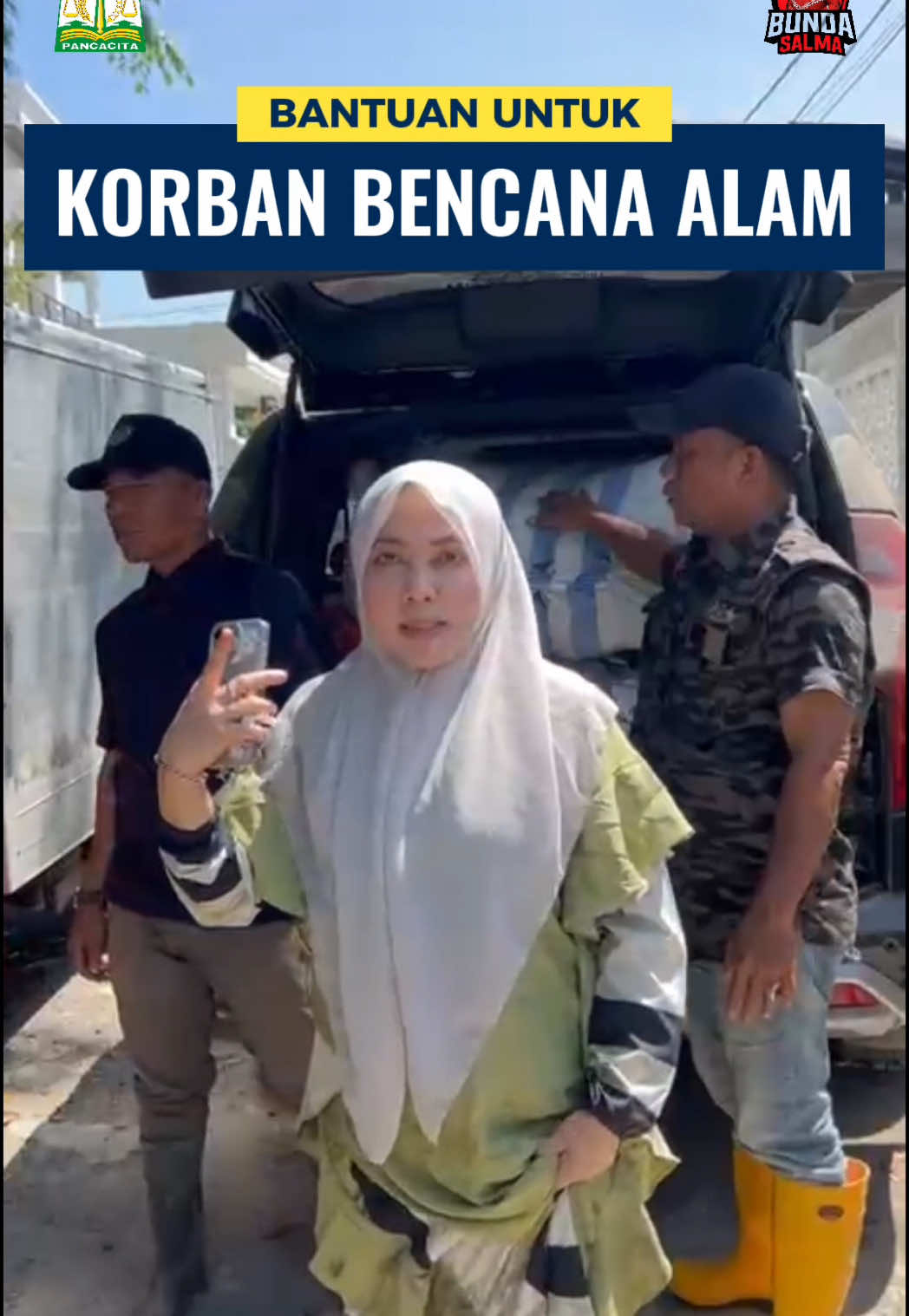 Bunda Salma Bersama Hati yang Tulus untuk Korban Banjir  Bantuan ini kami titipkan melalui Panglima KPA Daerah 3,yang telah berkoordinasi secara aktif untuk memastikan distribusi bantuan sampai ke titik yang paling membutuhkan. 