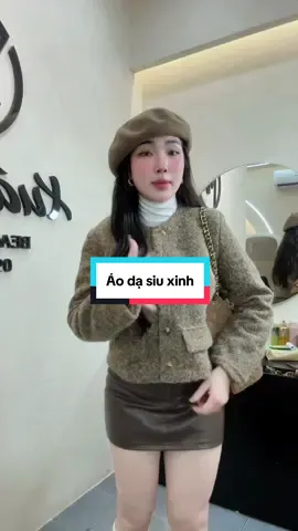 Áo dạ lông xinhh #vairal #thoitrangnuhottrend #xuhuongtiktok #xuanmocreview 