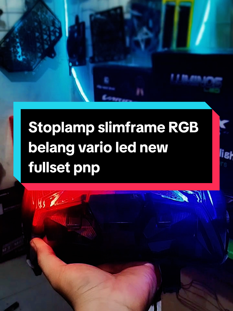 Stoplamp slimframe RGB belang Vario led new gen 1/gen 2 fullset pnp #stoplampslimframe #stoplampslimframevario #stoplampslimframevarionew #stoplampvario #variomodifikasi 