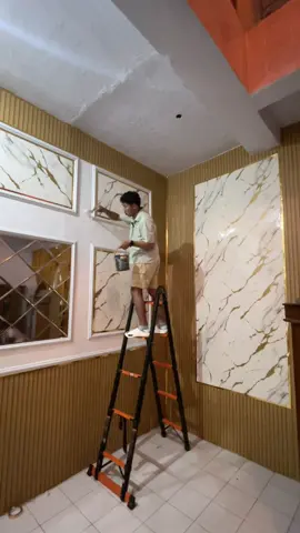 Lanjut part 3 proses finising ruang tamu …