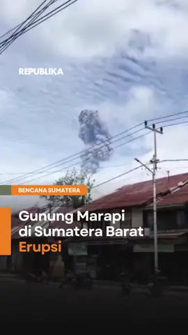 Gunung Marapi di Sumatera Barat kembali alami erupsi, Selasa 2 Desember 2025 sekitar pukul 10.34 WIB, menyebarkan abu vulkanik dari puncak hingga beberapa daerah di Kabupaten Agam terdampak. 