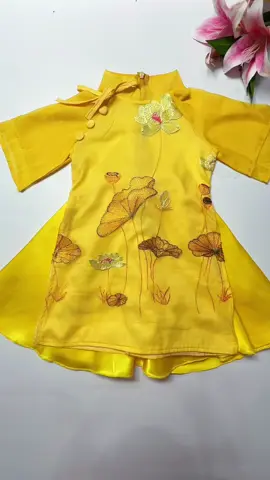 Áo dài Tết Cho bé #gaobabykisd #aodaitheuhoachobe #thoitrangtreem #xuhuongtiktok 