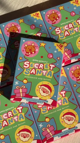 Secret santa is here!🎄⭐️🎅 คริสต์มาสนี้ไม่กลัวสิวขึ้นแล้ว #แผ่นแปะสิวgrrrbeauty #grrrbeauty #แผ่นแปะสิวเกอบิวตี้ 