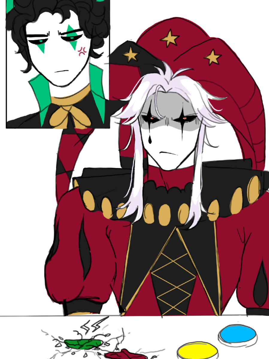 yes,,, u guys got me into the fandom PIERROT4LIFE inspired by @cindy8121 !! #pierrot #thefreakcircus #harlequin #yandere  #fanart