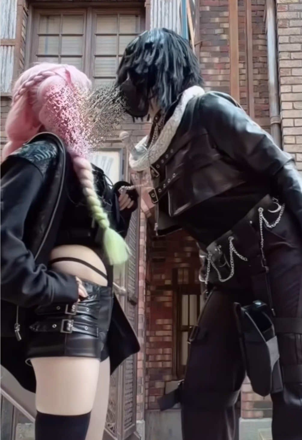 伊黒さん…♡🐍@らむねごはん  #甘露寺蜜璃コスプレ #伊黒小芭内コスプレ #鬼滅の刃コスプレ #cosplay 