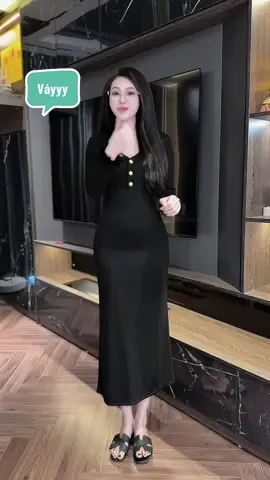 Váy Body Len Tăm Mềm Dáng Dài Tôn Dáng #thoitrangnu #vaydaiombody #viral #vaylentam 