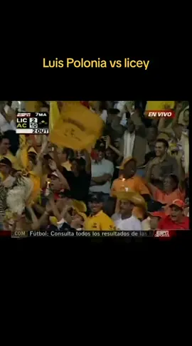 Luis Polonia vs licey #lidomrd  #crat #beisbol @MLB Español 