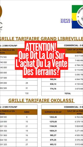 ATTENTION!  Que dit la loi sur l'achat ou la vente des terrains au Gabon. #acnews #gabontiktok🇬🇦 #libreville_gabon🇬🇦 #terrain 